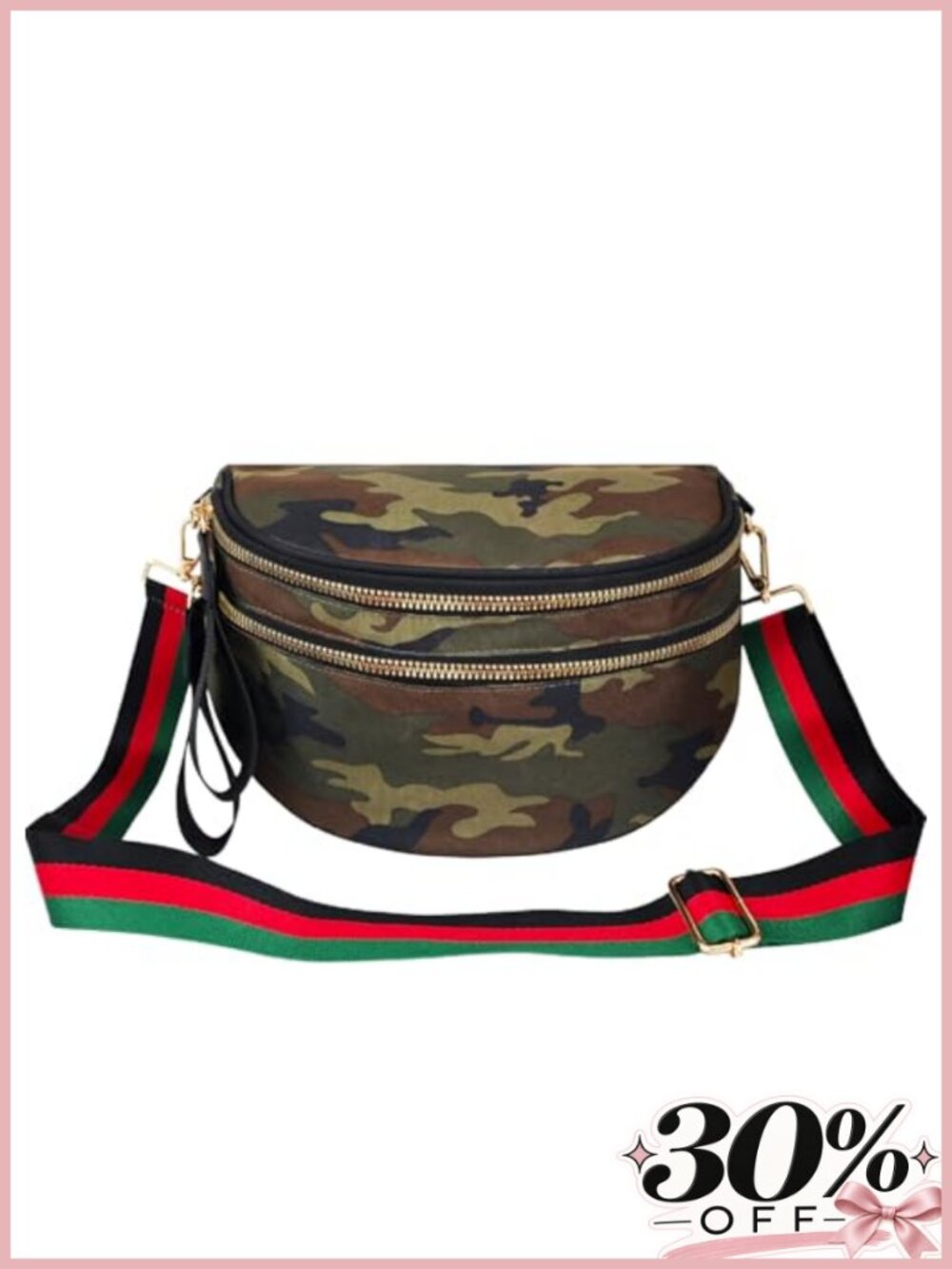 Canvas Crossbody Bag for Women, Mini Shoulder Purse with Adjustable Strap